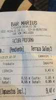 Marius menu