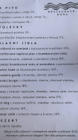 Restaurace Odra menu