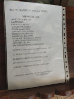 La Venta menu