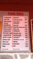 Happy Tapa Los Abrigos menu