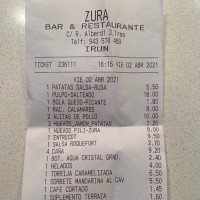 Zura menu