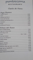 Puntoecoma menu