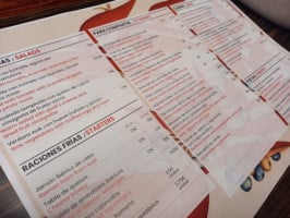 Taberna De Jam menu
