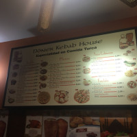 Babkbab Doner Kebab menu