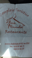 Puerto De Almuradiel menu