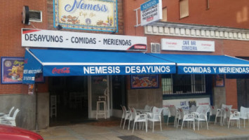 Nemesis Cafe outside