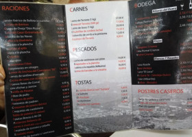 El Rincon Andaluz menu