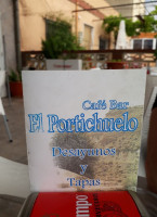 Cafe El Portichuelo menu
