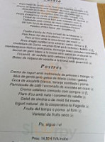 Font Moixina menu