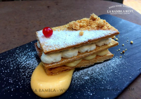 Restaurant La Rambla food