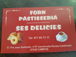 Forn Pastisseria Ses Delicies food