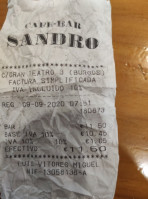 Sandro Cafe food