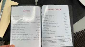 A Cabana Do Fos menu