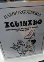 Aguinaco menu