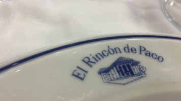 El Rincon De Paco food