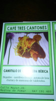Cafe Tres Cantones food
