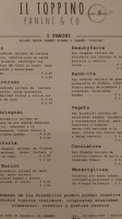 Il Toppino menu