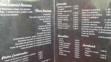 e El PolvorinCantalejo menu