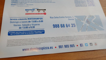 Domino´s Pizza Ourense food