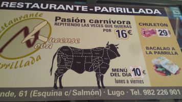 Parrilla Nova Lucense food