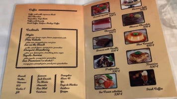 The Sunset Grill menu
