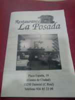 La Posada menu