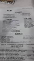 González menu