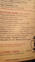 Dar Ziryab menu