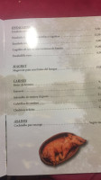 Bar Restaurante Avenida menu