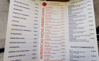 Pizzeria Miralpuerto menu