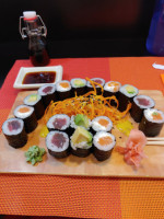 Sushi Koi food