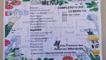 Vinilo Premium menu