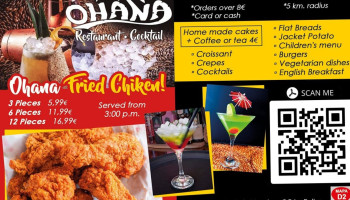 Ohana Lounge food