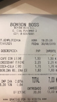 Bombon Boss menu