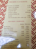 Leche Y Miel menu