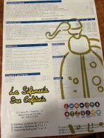 La Sifoneria menu