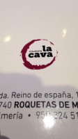 Vinoteca La Cava food