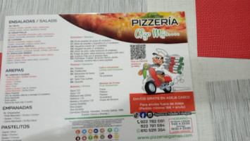 Pizzeria Algo Mas menu