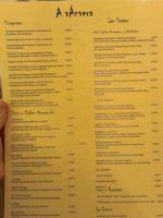 A Vánvera menu