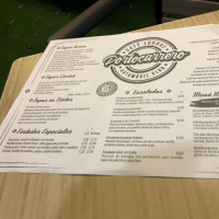 Cafeteria Portocarrero menu