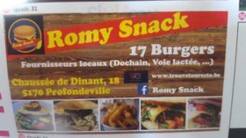 Romy Snack Lounge food