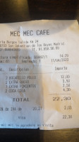 Mec Mec Cafe menu