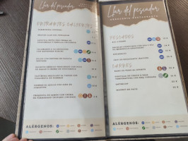 Llar Del Pescador menu