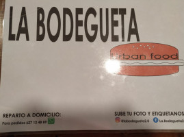 La Bodegueta menu