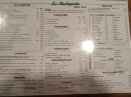 La Bodegueta menu