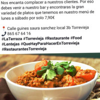 Cafeteria La Terraza food