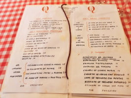 Venta Del Quijote menu