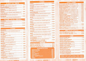 Gusto Italiano menu