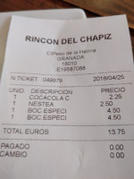 El Rincon Del Chapiz food