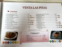 Venta Las Pitas menu